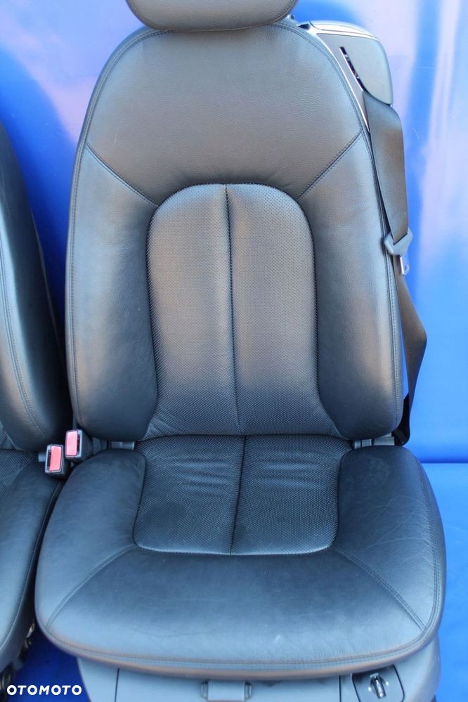 Fotele komplet  kanapa czarne perforowane Mercedes W215 C215 CL CL500 Lift - 12