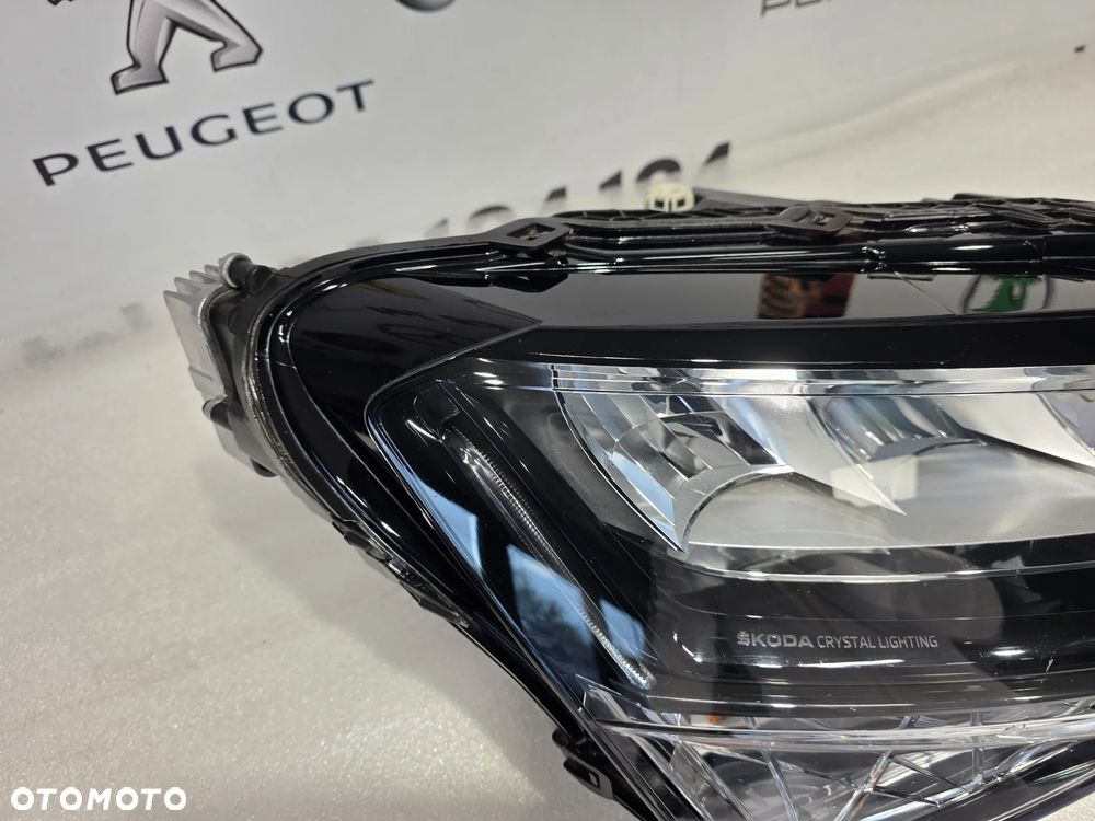 SKODA SUPERB 3 III LIFT 3V0 19- PRAWA LAMPA PRZEDNIA PRZÓD LED CRYSTAL LIGHTING NR 3V1941016C NR AUKCJI LPP269 - 5