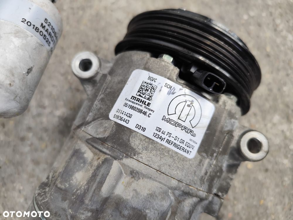 KOMPRESOR SPRĘŻARKA KLIMATYZACJI FIAT JEEP 1.6 E-TorQ - 51936443 01141430 - 4