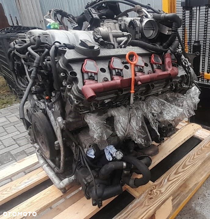 AUDI A8 S8 D3 A6 S6 C6 SILNIK KOMPLETNY 5.2 FSI V10 BSM 450ps FILM - 2