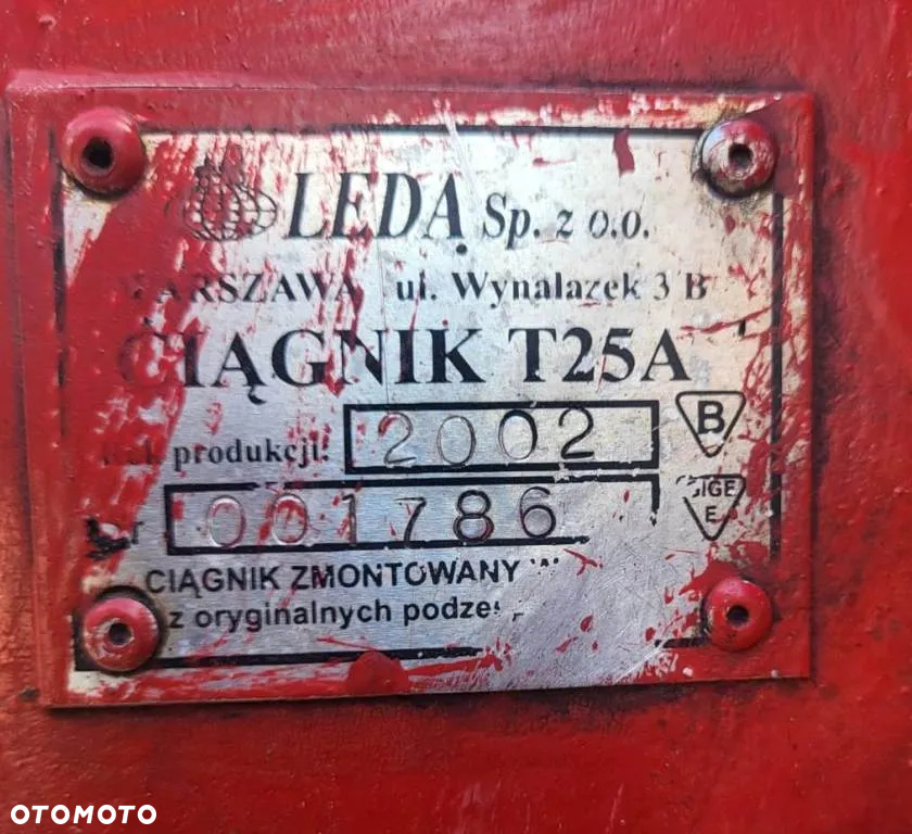 Traktor ciągnik  Leda T25 A brony płóg kosiarka mulczer zagrabiarka - 5