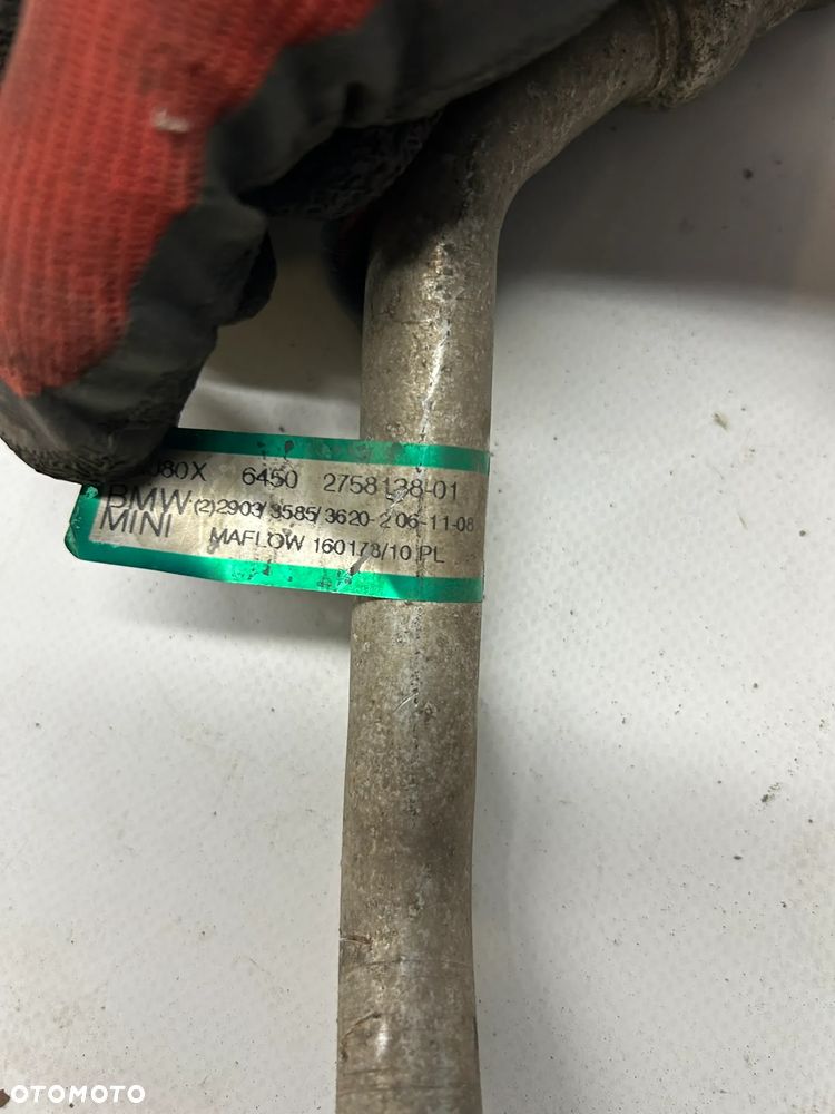 Mini Cooper R56 przewod klimatyzacji 1.6 16v 2751474-05   2758138-01 - 9