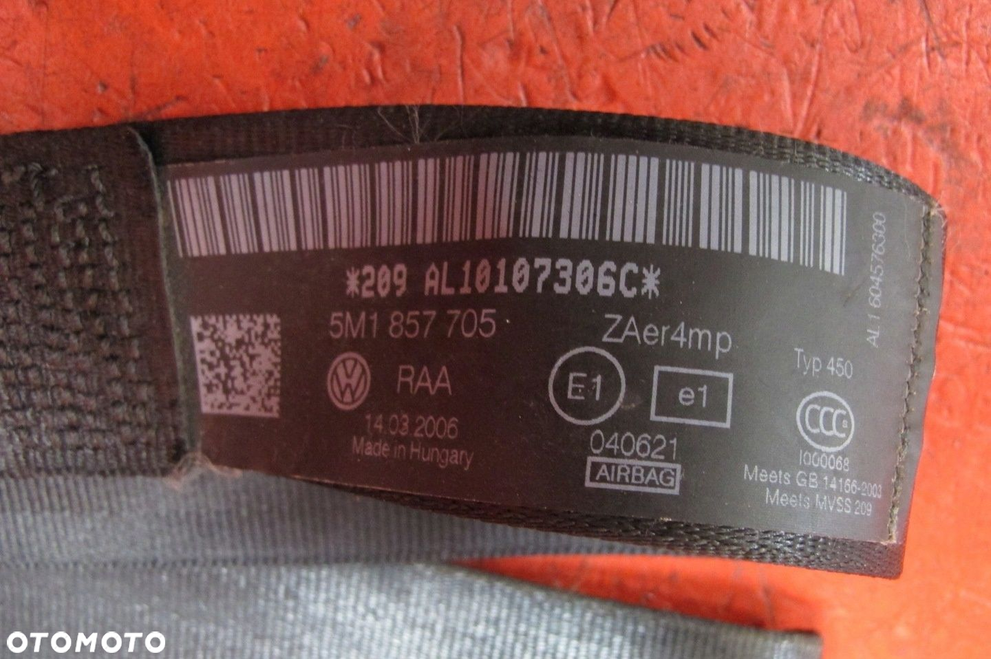VW GOLF PLUS  PODUSZKI DESKA KONSOLA AIRBAG PASY SENSOR KPL - 13