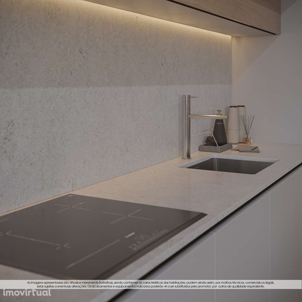 Apartamento T1+1 Novo com Varanda e Garagem - Grande imagem: 5/18