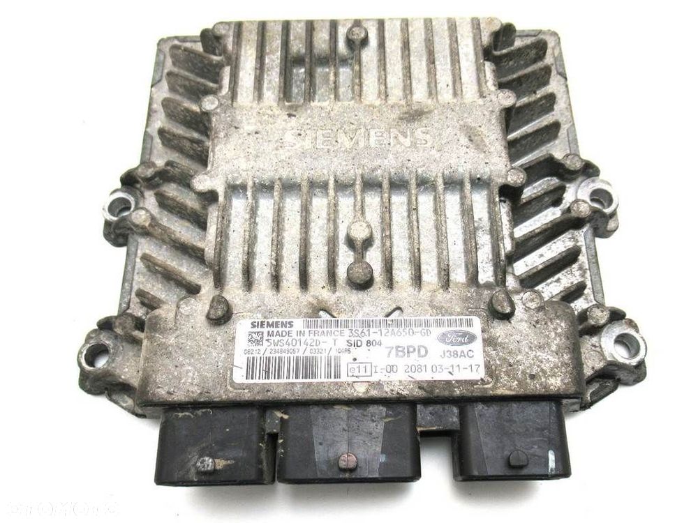 KOMPUTER SILNIKA  FORD FUSION (JU_) 2002 - 2012 1.4 TDCi 50 kW [68 KM] olej napędowy 2002 - 2012 - 1