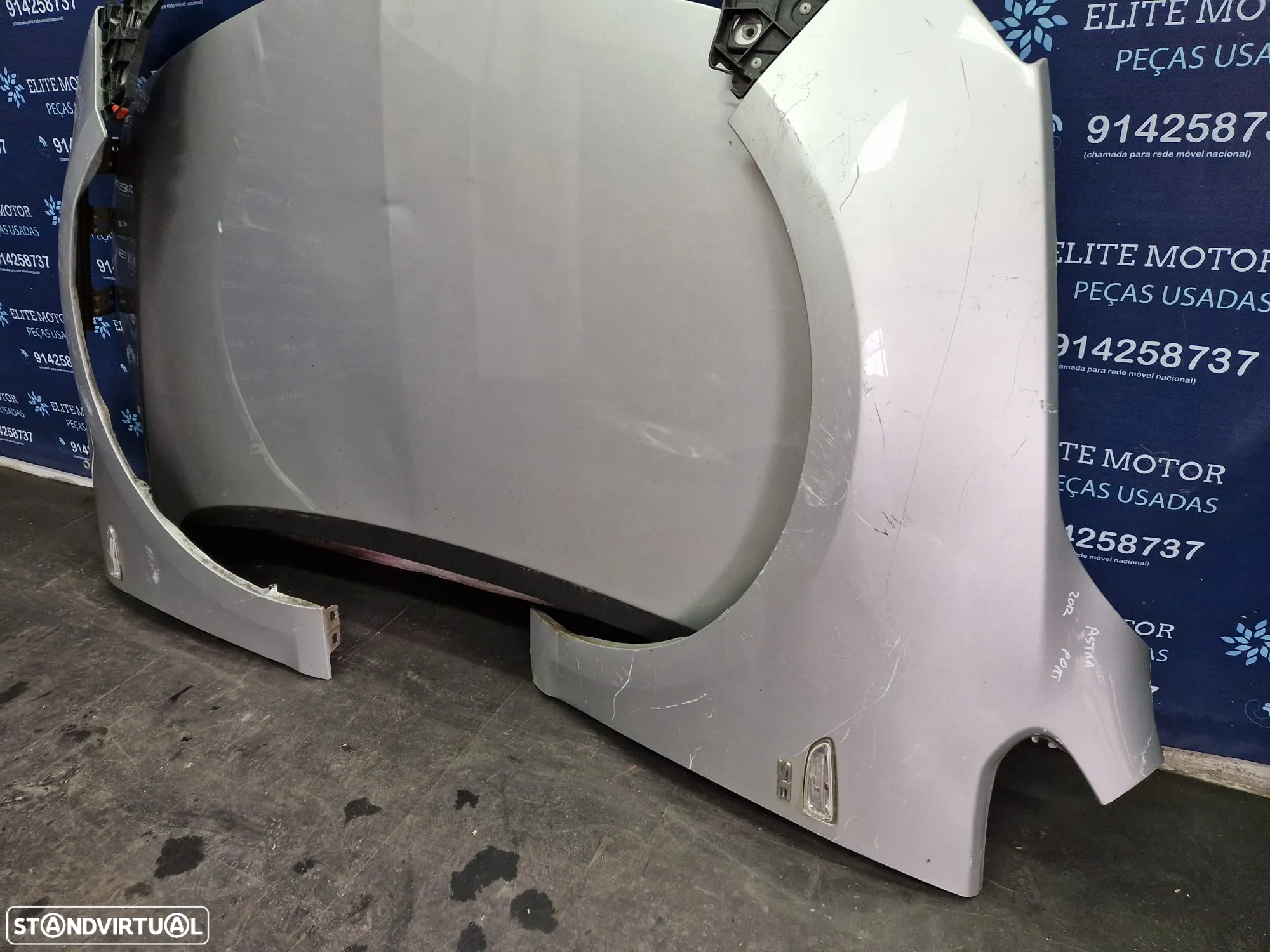 Frente completa usada OPEL ASTRA J 5 PORTAS capot parachoques guardalamas oticas - 12