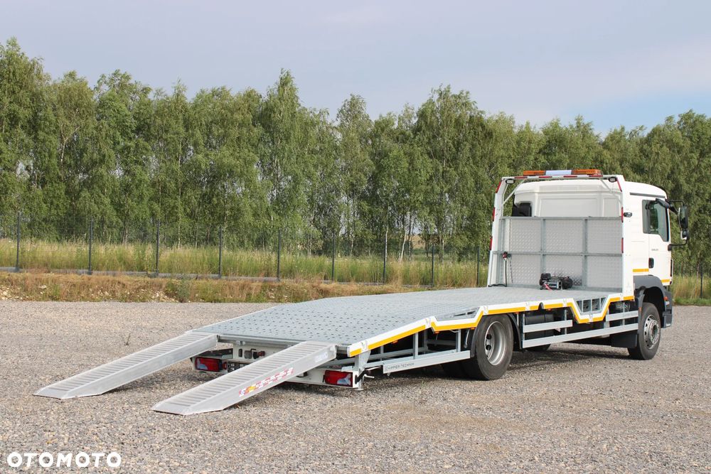 MAN TGM 18.320 Laweta Pomoc Drogowa Najazd Nowa zabudowa Kabina sypialna spanie łóżko TGX TGS Antos TGL Atego - 7