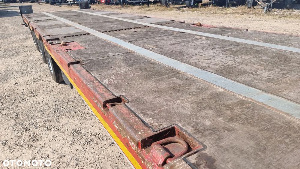 Möslein 62.000zł netto NACZEPA NISKOPODWOZIOWA 2011 ROK UCHWYTY POD KONTENERY 3 OSIOWA 17.5 KOŁA   ST.BDB MOŻLIWOŚĆ TRANSPORTU - 7