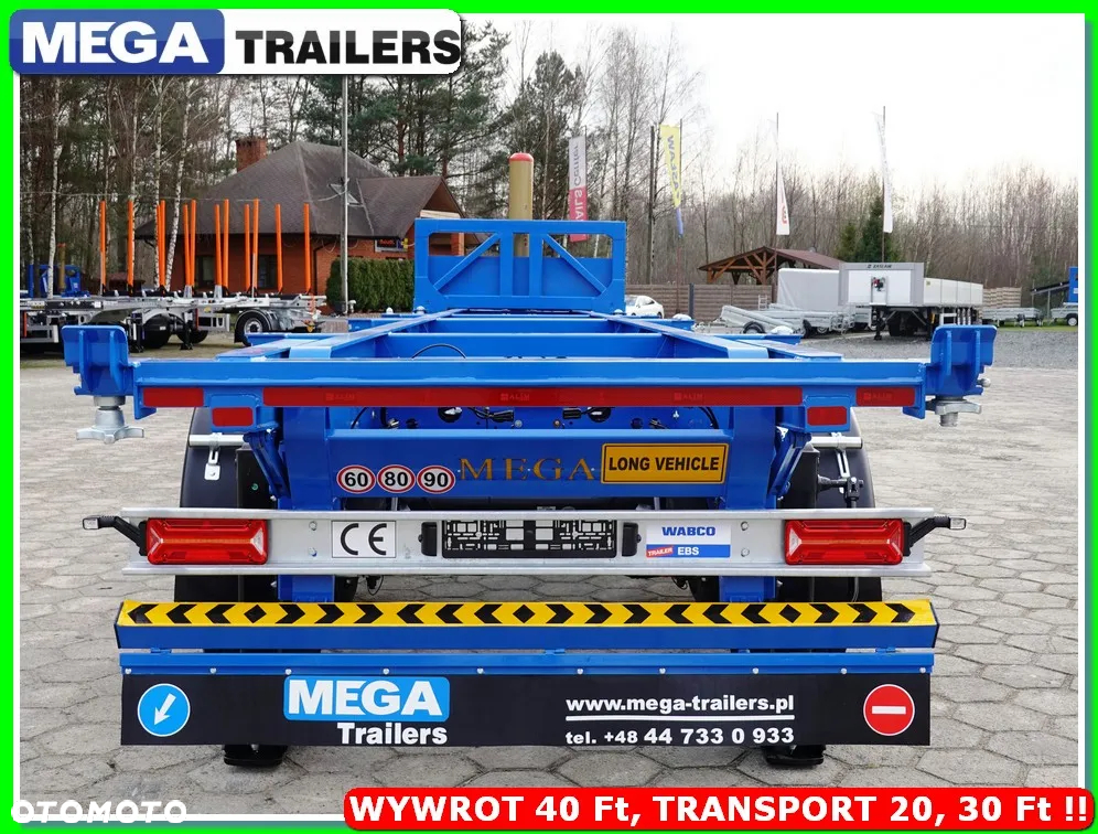 Mega 65 m³ wywrotka na kontener 40 Ft / do 44,0 T DMC zestawu !!! - 10