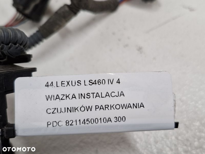 LEXUS LS460 IV 4 WIĄZKA INSTALACJA CZUJNIKÓW PARKOWANIA PDC 8211450010A - 5