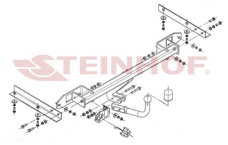 Hak Holowniczy+MODUŁ 7PIN do Opel Astra IV J Hatchback od 2009 do 2015 - 2