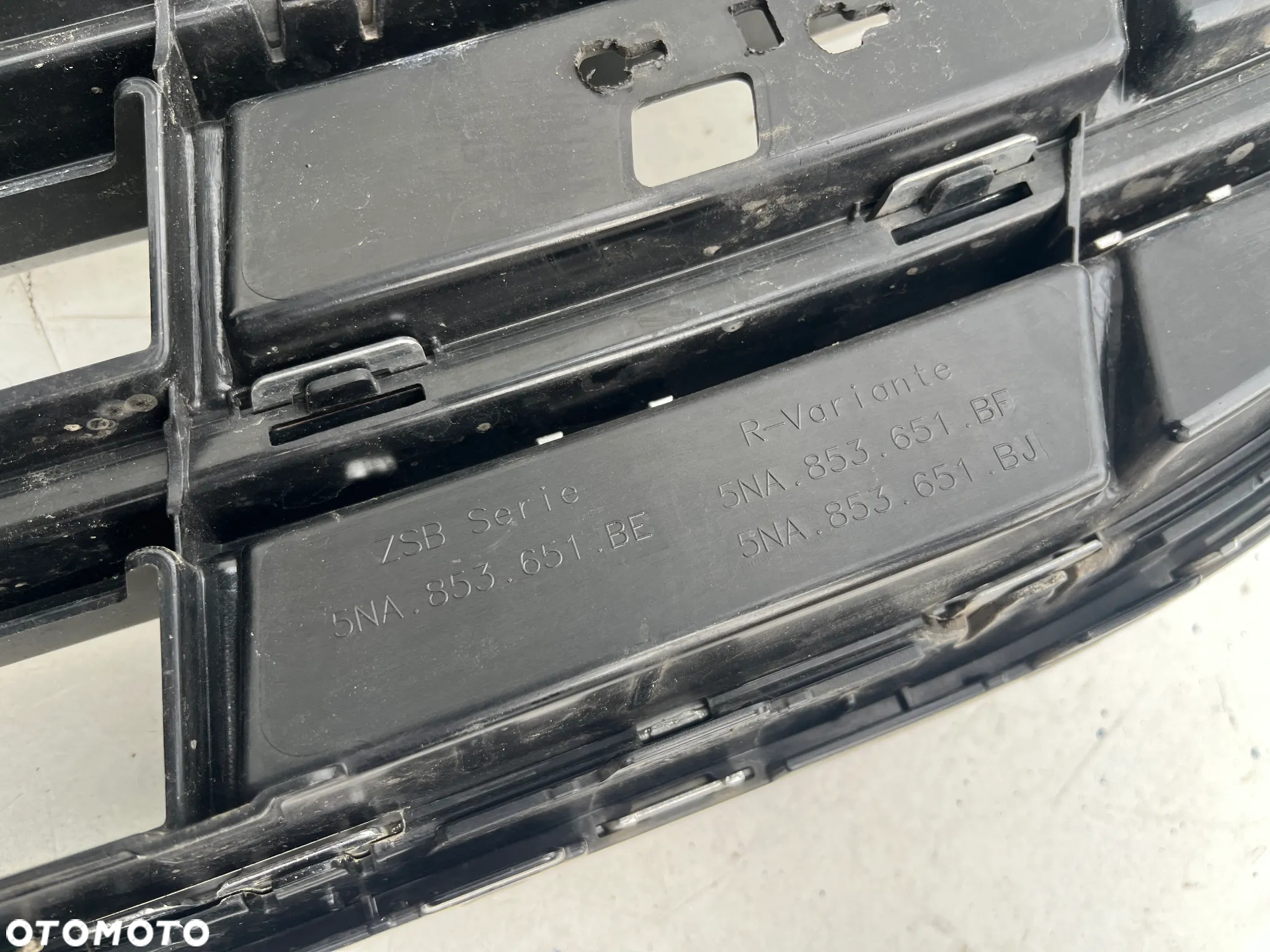 VW TIGUAN II LIFT GRILL ATRAPA ZDERZAKA CHŁODNICY PRZÓD 5NA853659 - 7