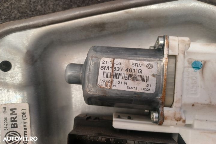 Macara geam fata stanga electrica FARA MOTORAS 5M1837401G 998576102 9 - 4