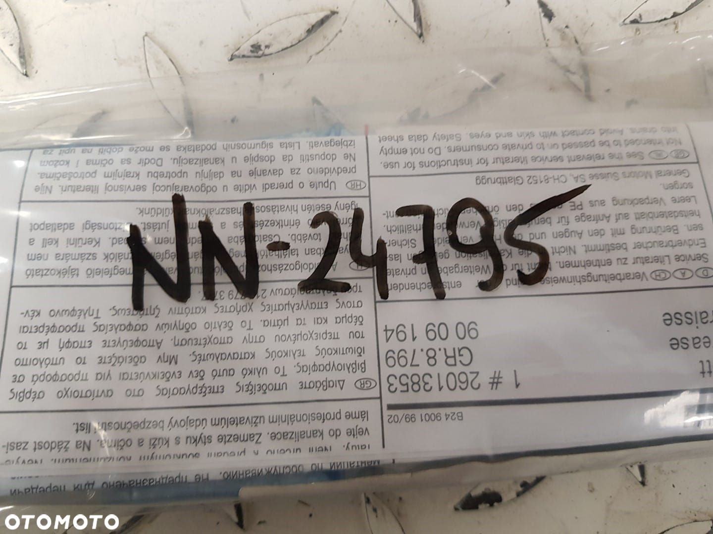 FABRYCZNIE NOWY ORYGINALNY DRĄŻEK KIEROWNICZY OPEL CORSA C COMBO TIGRA B 00-09 93192418 - 4