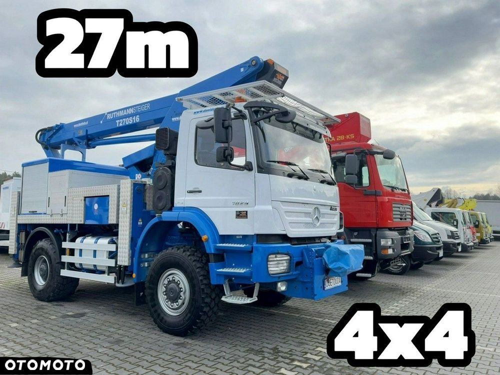 Mercedes-Benz AXOR 1829 4x4 Zwyżka RUTHMANN STEIGER T270S16 Podnośnik Koszowy - 2