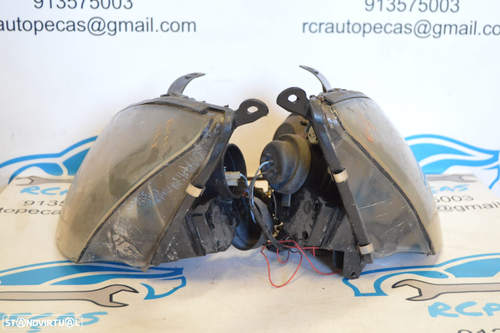 OTICA OTICAS XENON ANGEL EYES BLACK FORD FOCUS I 1 MK1 DAW DBW OPTICA OPTICAS FAROL FAROIS ORIGINAIS - 6