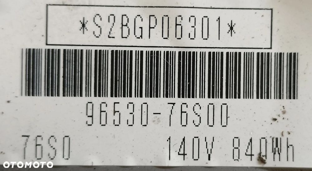 SUZUKI SX4 S-CROSS II 1.5 HYBRID BATERIA AKUMULATORA 96530-76S00 - 2