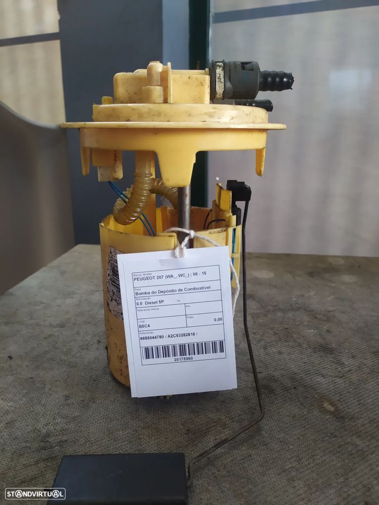 BOMBA DE COMBUSTIVEL PEUGEOT 207 / 9685044780 / A2C53282816 - 1