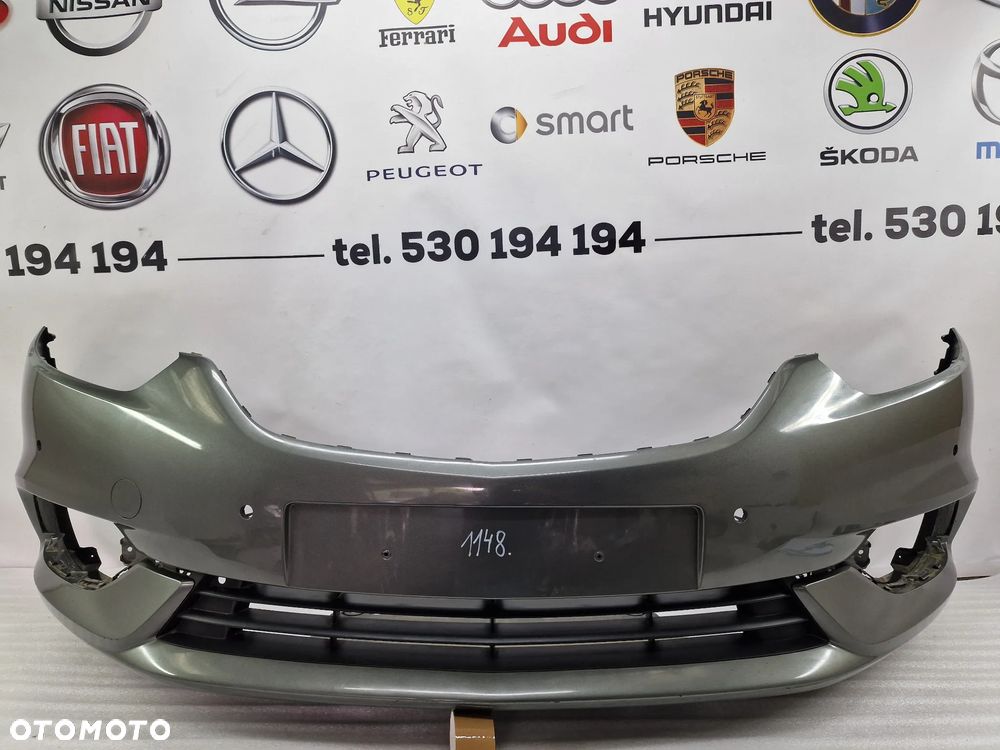 OPEL ZAFIRA C LIFT 15- ŁADNY ZDERZAK PRZEDNI PRZÓD NA 6X PDC , KOLOR SZARY METALIK , NR 39079783 / 341601492 , NR AUKCJI NZ1148 - 1