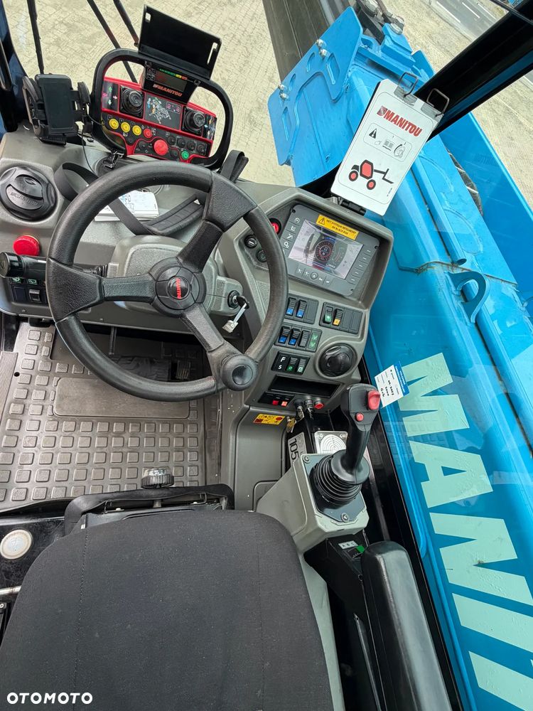 Manitou MRT 1840 Ładowarka Teleskopowa Obrotowa ROTO Dźwig Zwyżka 18 metrów wysuw. 4 tony Udźwig! Maszyna nie różni się od Nowej z Salonu! 2022rok, 1600 mtg.  Pilot zdalnego sterowania! Widły.  Aktualna DEKRA 2027 rok. skręt 4 koła KRAB. Auto-poziomowanie! małe gabaryty maszyny. Mała waga a potężny zasięg i udzwig! Pełna Dokumentacja do maszyny z serwisów CE itd! Maszyna po wszystkich Możliwych serwisach do 2027 roku. Wielka okazja. Ładowarka sprowadzona z Norwegii. Pracowała sporadycznie i lekko w urzędzie miejskim! Zerowe zużycie! - 9