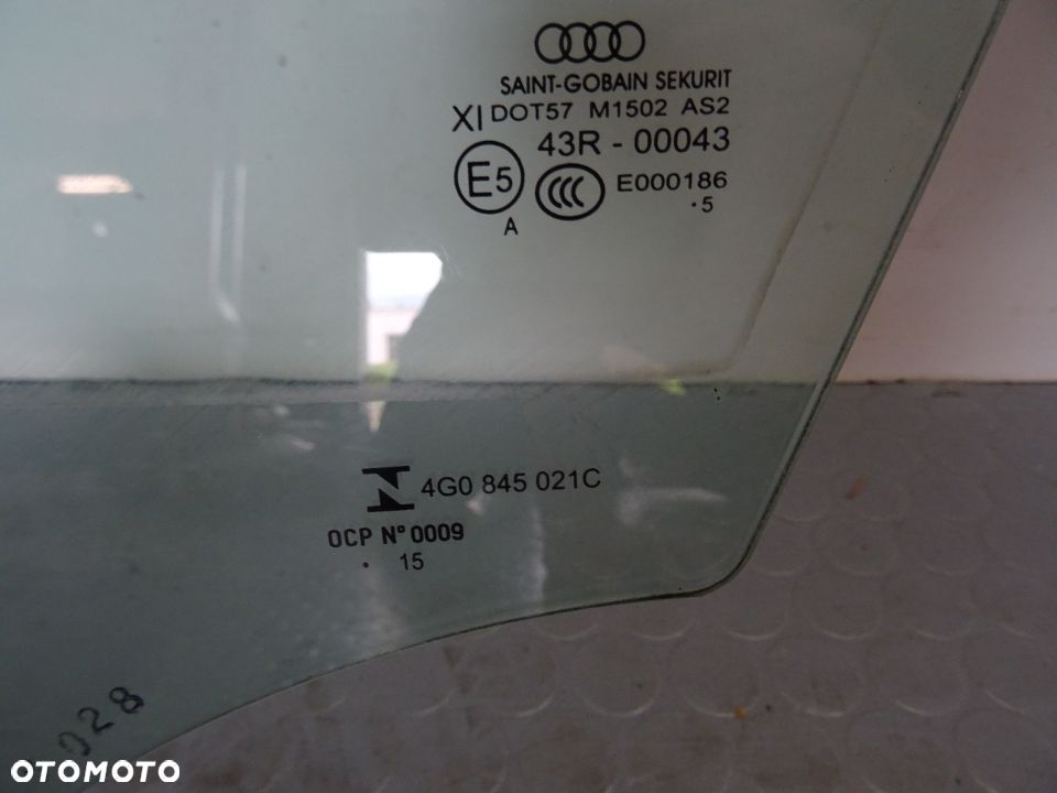 4G0845022C 4G0845021C AS2 szyba przod lewa prawa Audi A6 C7 LIFT czesci - 5