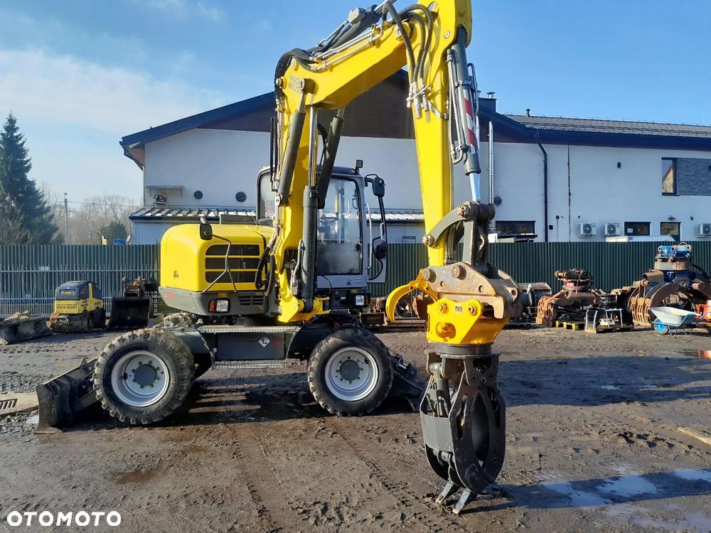 Chwytak hydrauliczny obrotowy 360 stopni na dwóch siłownikach na sworznie fi45mm fi70mm sortujący wyburzeniowy kleszcze pięciopalczaste KBKC RSB-50. NOWE!!! - 25