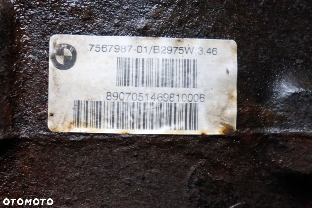 MOST TYLNY DYFERENCJAŁ X3 E83 I LIFT 3.0 D 7567987 33107567988 3.46 AUTOMAT BMW 2006-2010 DYFER - 3