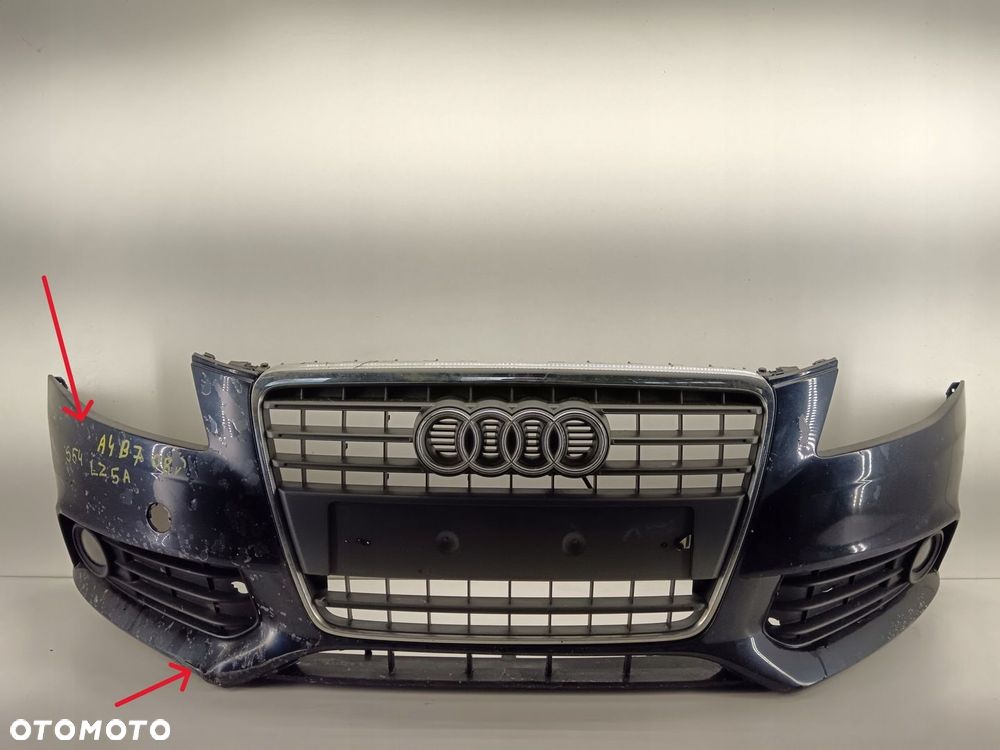 ZDERZAK PRZEDNI PRZÓD GRILL AUDI A4 B8 07-15 LZ5A - 1