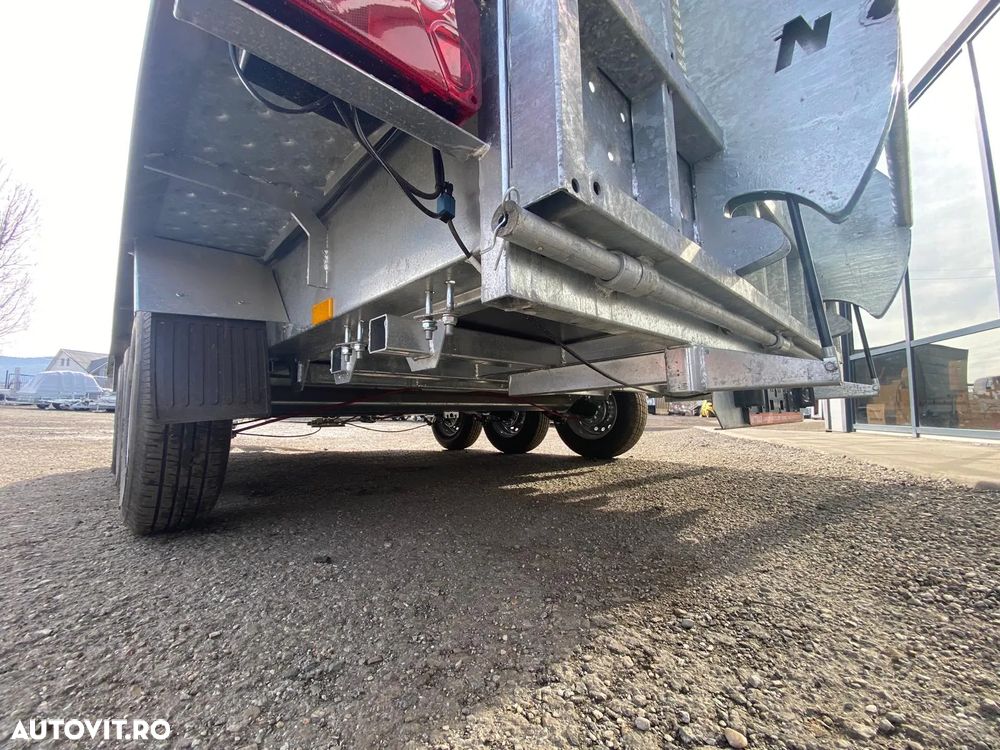 Niewiadow Remorca auto transport utilaje, 3 axe, sistem de franare, 3500kg, NIEWIADOW KOPARKA  390/185/20 - 9
