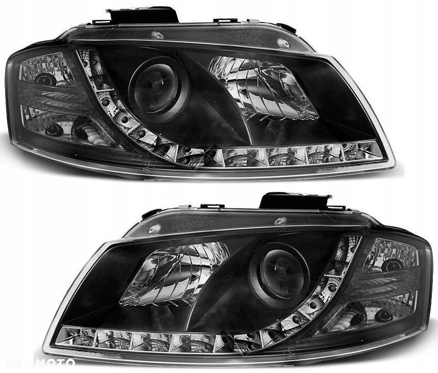 Reflektory Day line light led diody Audi a3 8p 03- - 1