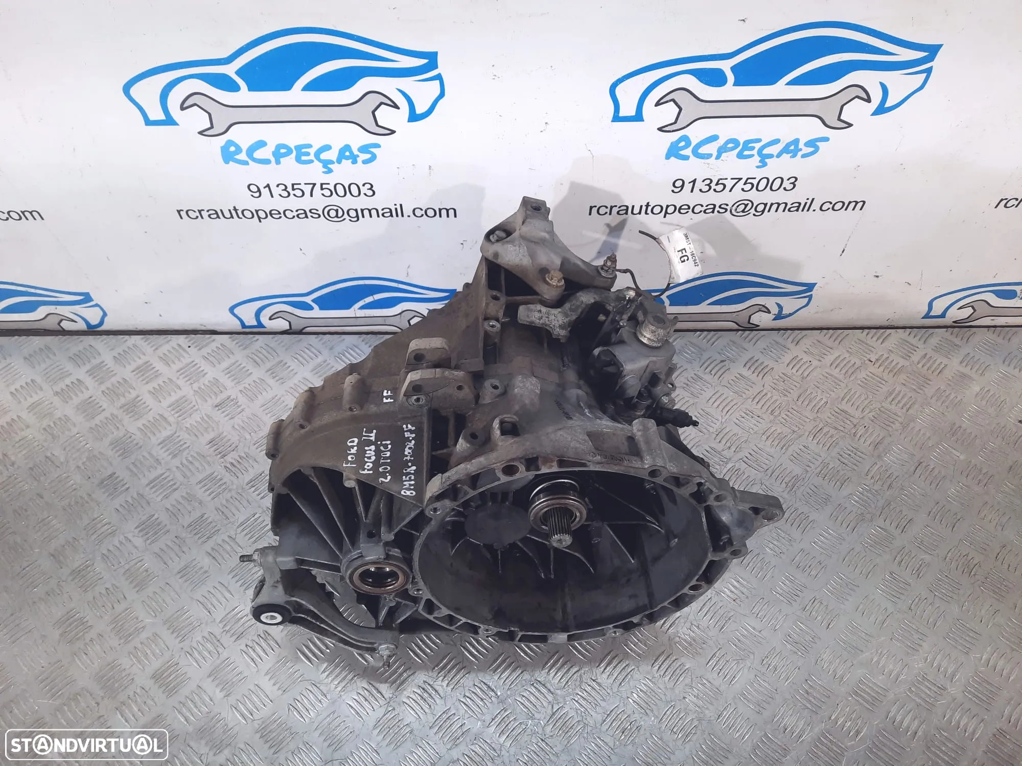 CAIXA VELOCIDADES MANUAL FORD CMAX C-MAX DM2 2.0 TDCI 16V 136CV G6DB 8M5R7002FF 8M5R-7002-FF FOCUS II 2 MK2 - 4