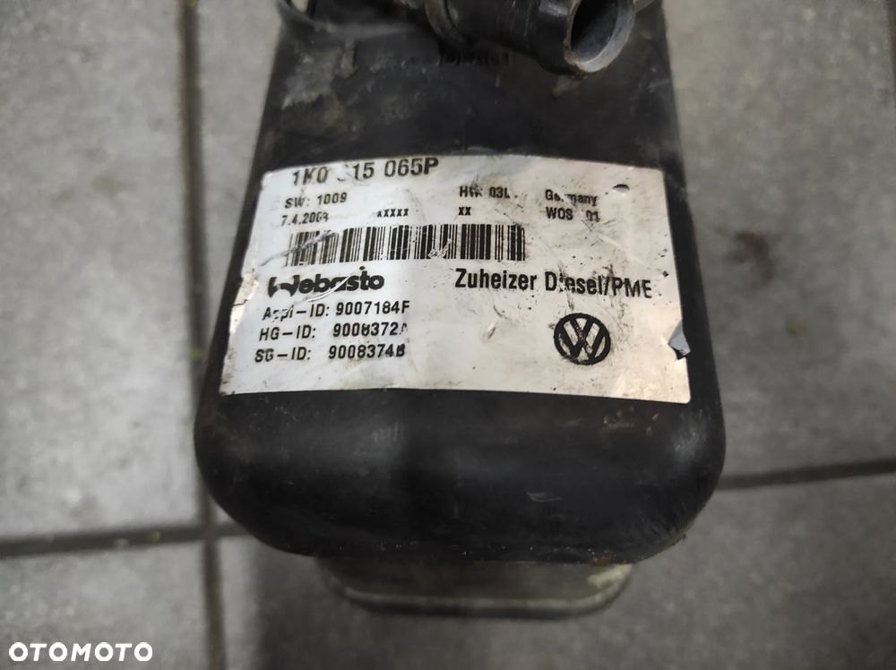 WEBASTO OGRZEWANIE POSTOJOWE PIEC ZUHEIZER DIESEL PME 1K0815065P VW AUDI SEAT SKODA WYSYŁKA !!!! - 2