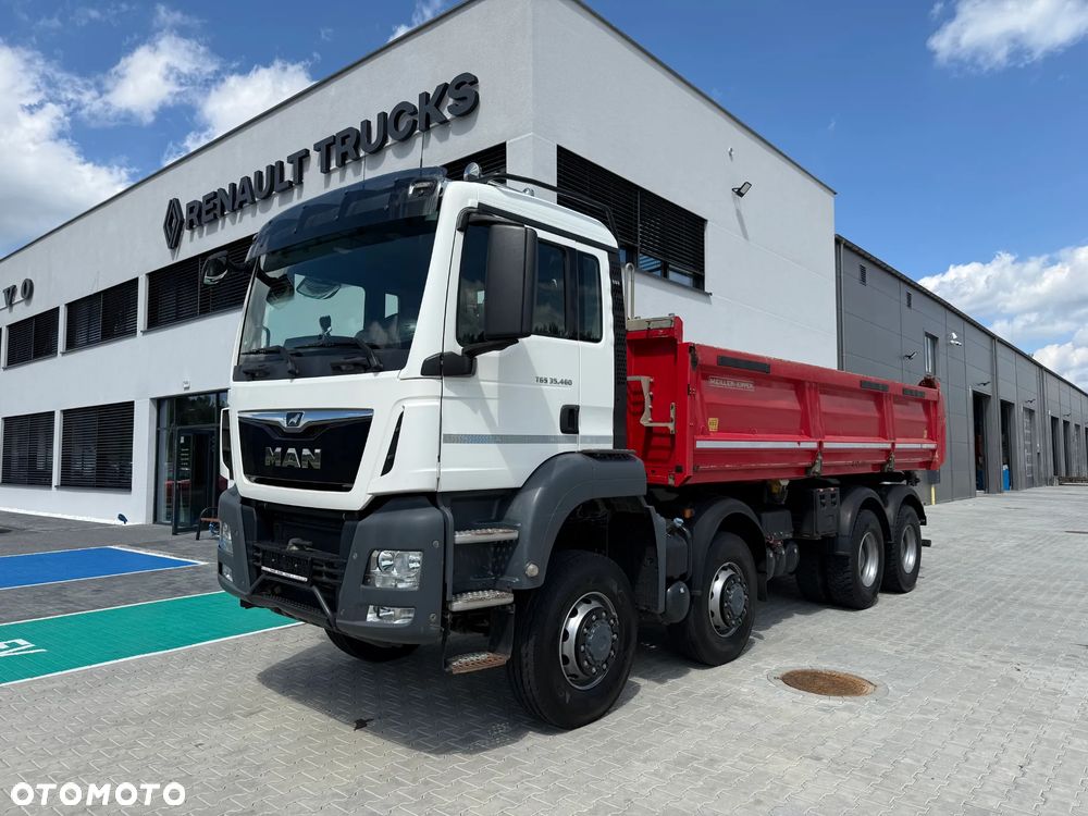 MAN TGS 35.460 8x6 / Manual / Meiller Bordmatik