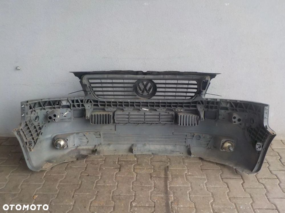 VW T5 03- ZDERZAK PRZÓD PRZEDNI Z HALOGENAMI - 4