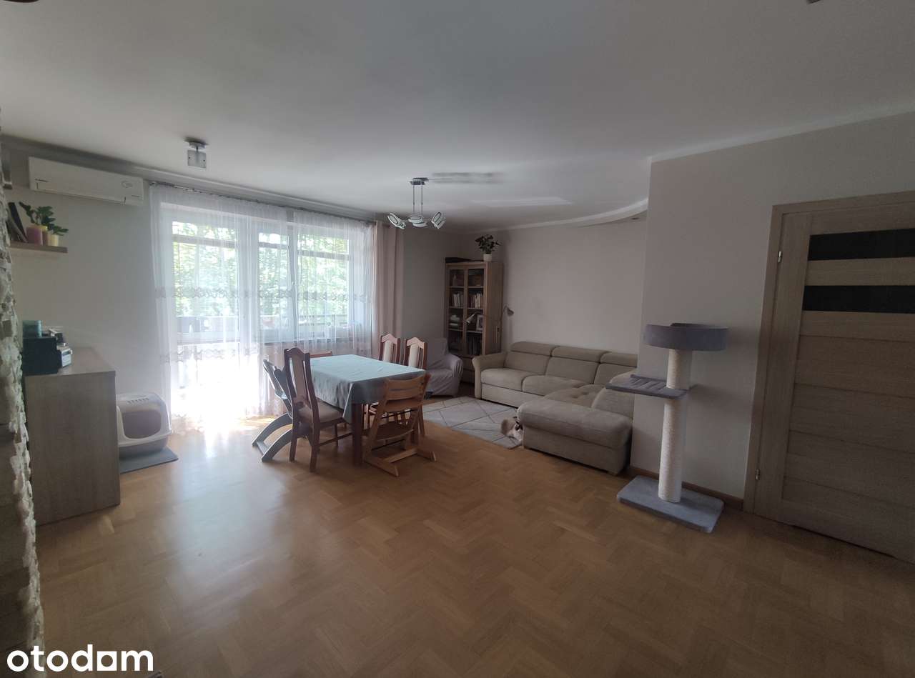 4 pok. mieszkanie 81,6m2 z balkonem i klimatyzacją, 1 piętro