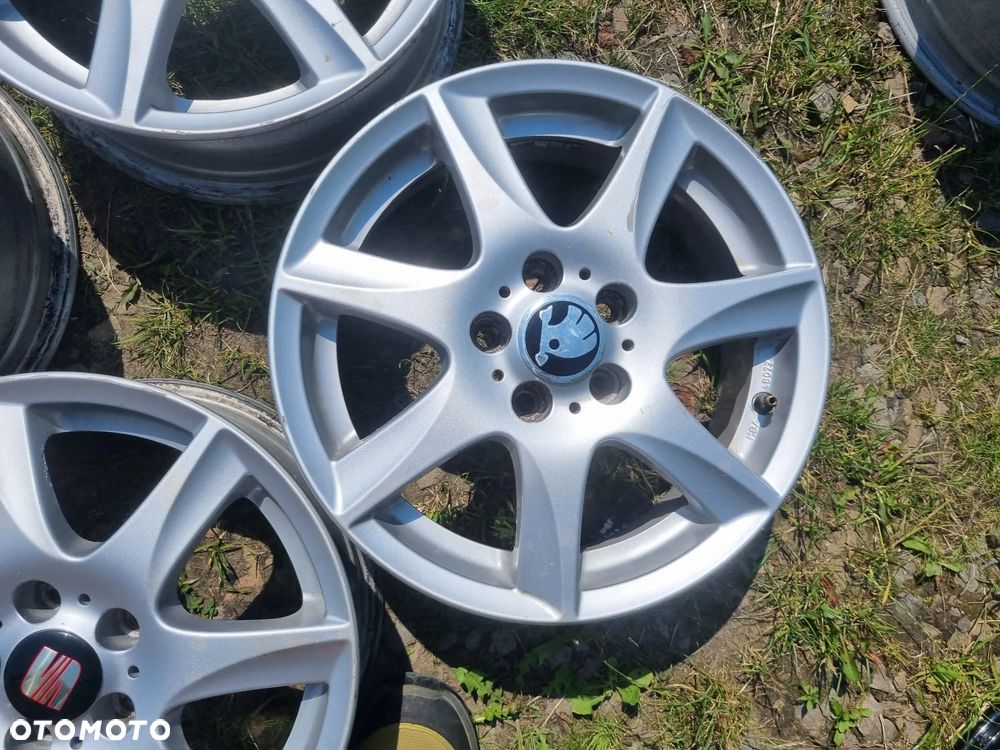 VW POLO.SEAT IBIZA,SKODA FABIA alufelgi 6X15 ET38 5x100 bdb stan 4szt. - 7