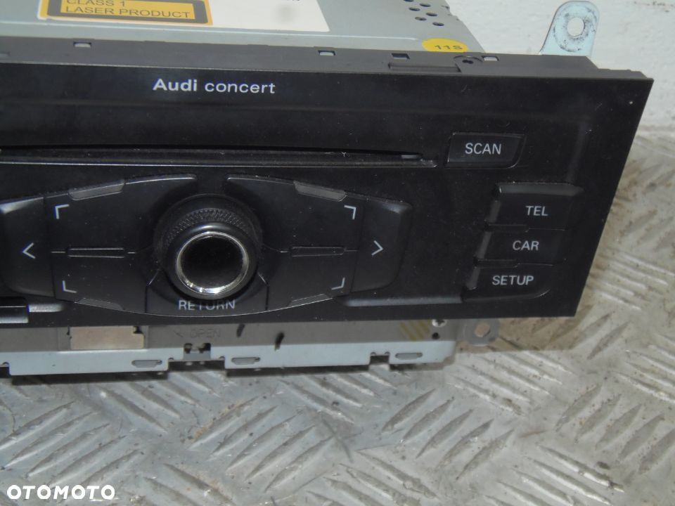 RADIO CD CONCERT 8T2035186B AUDI A4 B8 A5 8T Q5 - 2