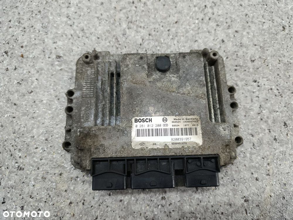 KOMPUTER, STEROWNIK RENAULT MASTER II FL 8200391957 8200391957 0281012200 - 2
