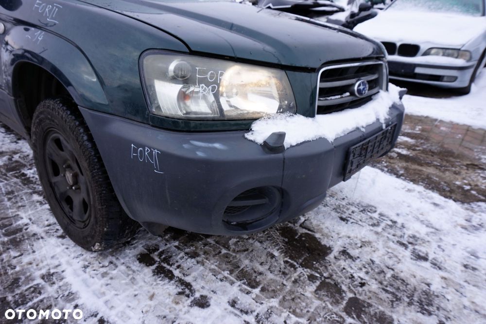 MASKA ZDERZAK BŁOTNIKI LAMPY FORESTER II SG 2J4  SUBARU 2002-2006 ZIELONY PRZÓD KOMPLETNY - 21