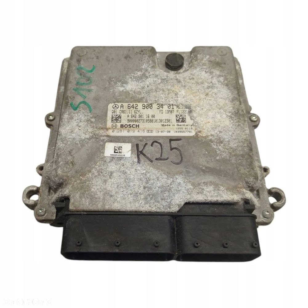 KOMPUTER STEROWNIK SILNIKA MERCEDES W212 W218 V6 3.0 CDI A6429003401 - 1