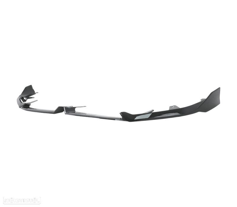 SPOILER LIP FRONTAL BMW G60 23- LOOK M PERFORMANCE PRETO BRILHANTE - 2