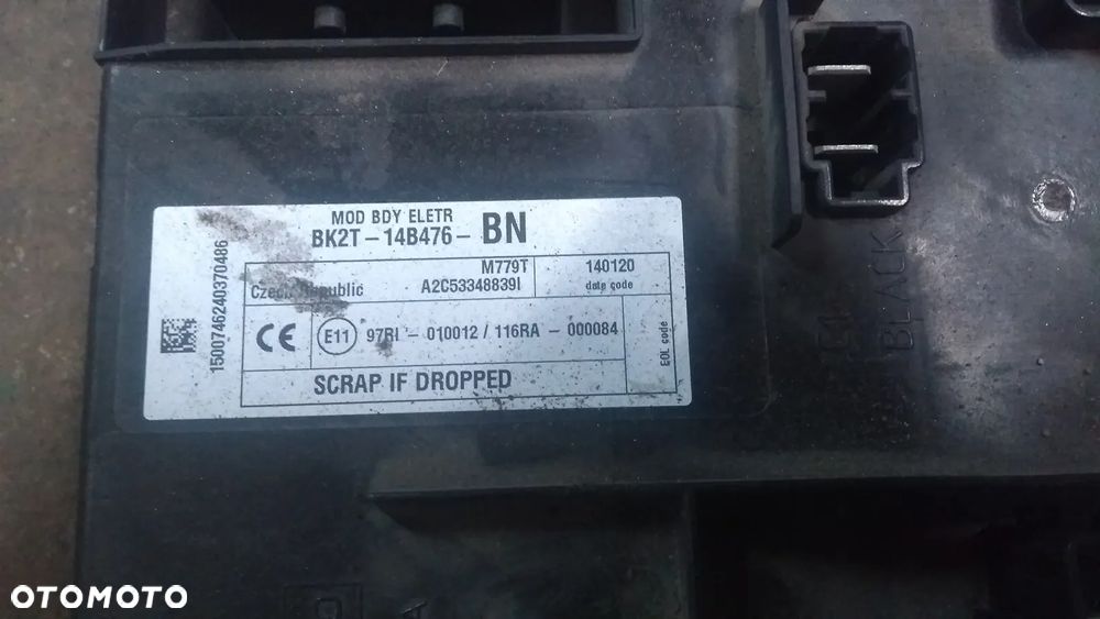 F.VAT BCM MODUŁ KOMFORTU FORD TRANSIT MK8 MODUŁ BSI FORD CUSTOM BK2T14B476BN - 2