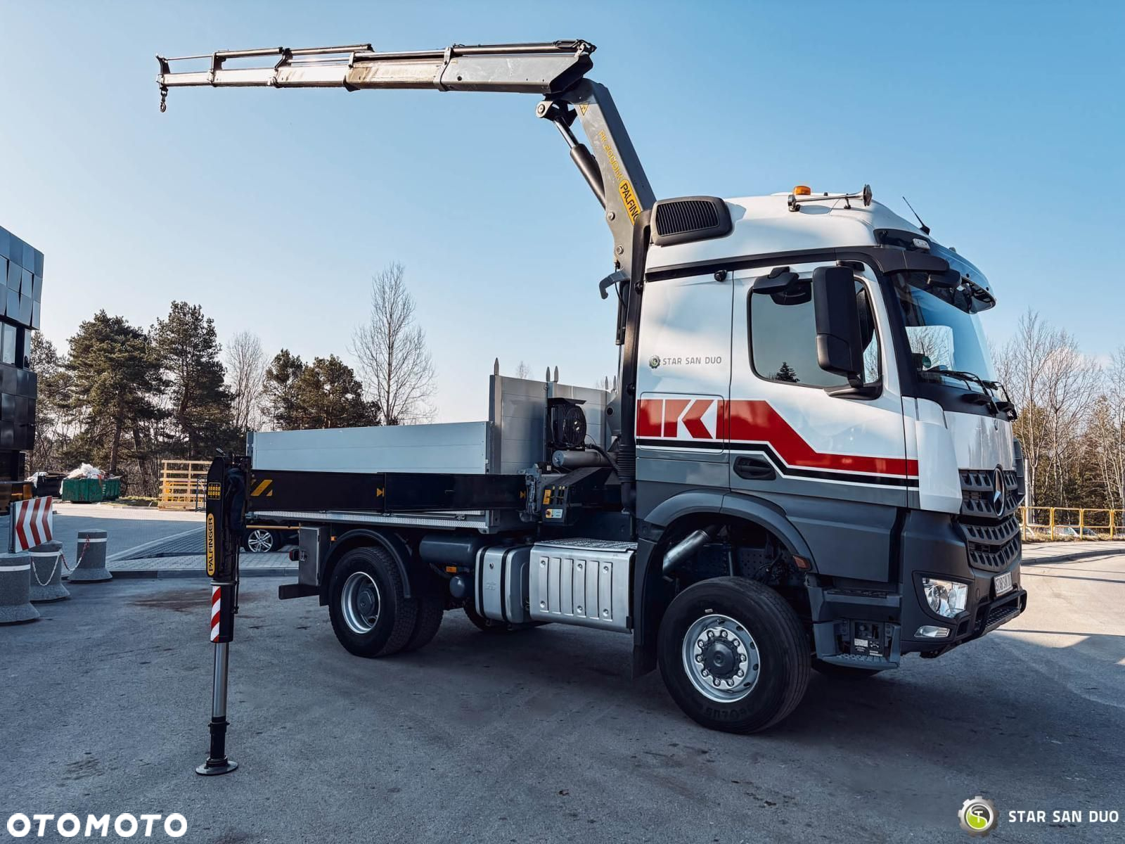 Mercedes-Benz AROCS 1851 4x4 PALFINGER PK 20002 HDS Żuraw Crane Kran - 4