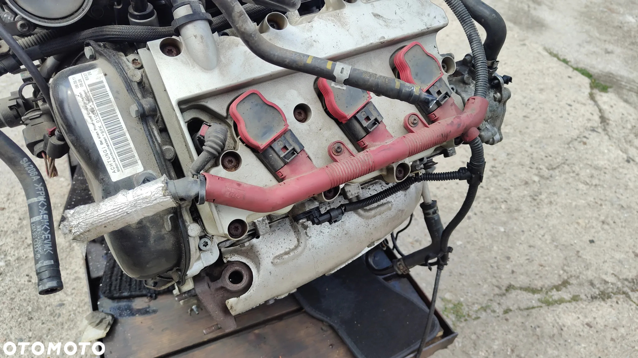 Audi A6 C6 A8 D3 Kompletny Silnik 3.2 FSi BPK ideał 190 tys km - 4