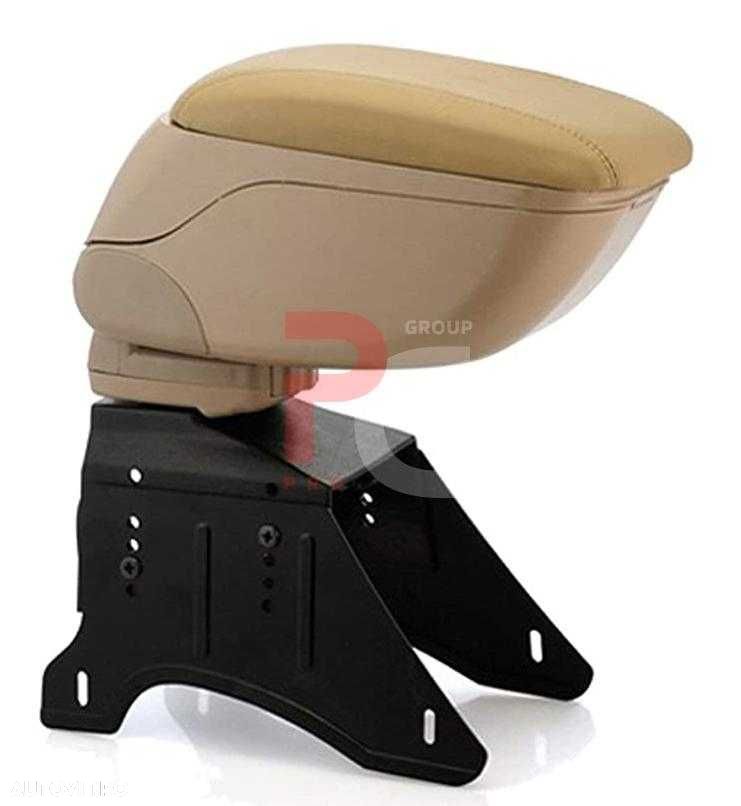 Cotiera auto universala, Niken special realizata din piele bej - 1