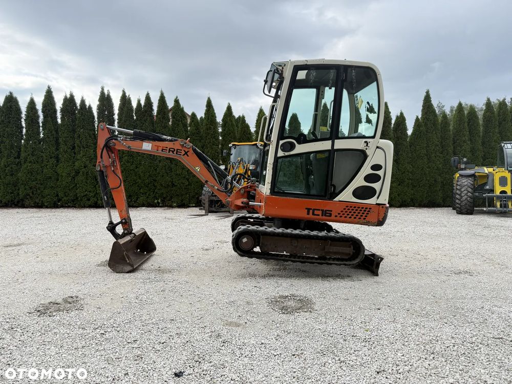 TEREX TC 16 MINIKOPARKA / ORYGINAŁ / Z NIEMIEC / SZYBKOZŁĄCZE / koparka schaeff jcb kubota hitachi yanmar bobcat zx 19 e17 KX018 PC 18 SV 18 20 czesci hydraulika - 32