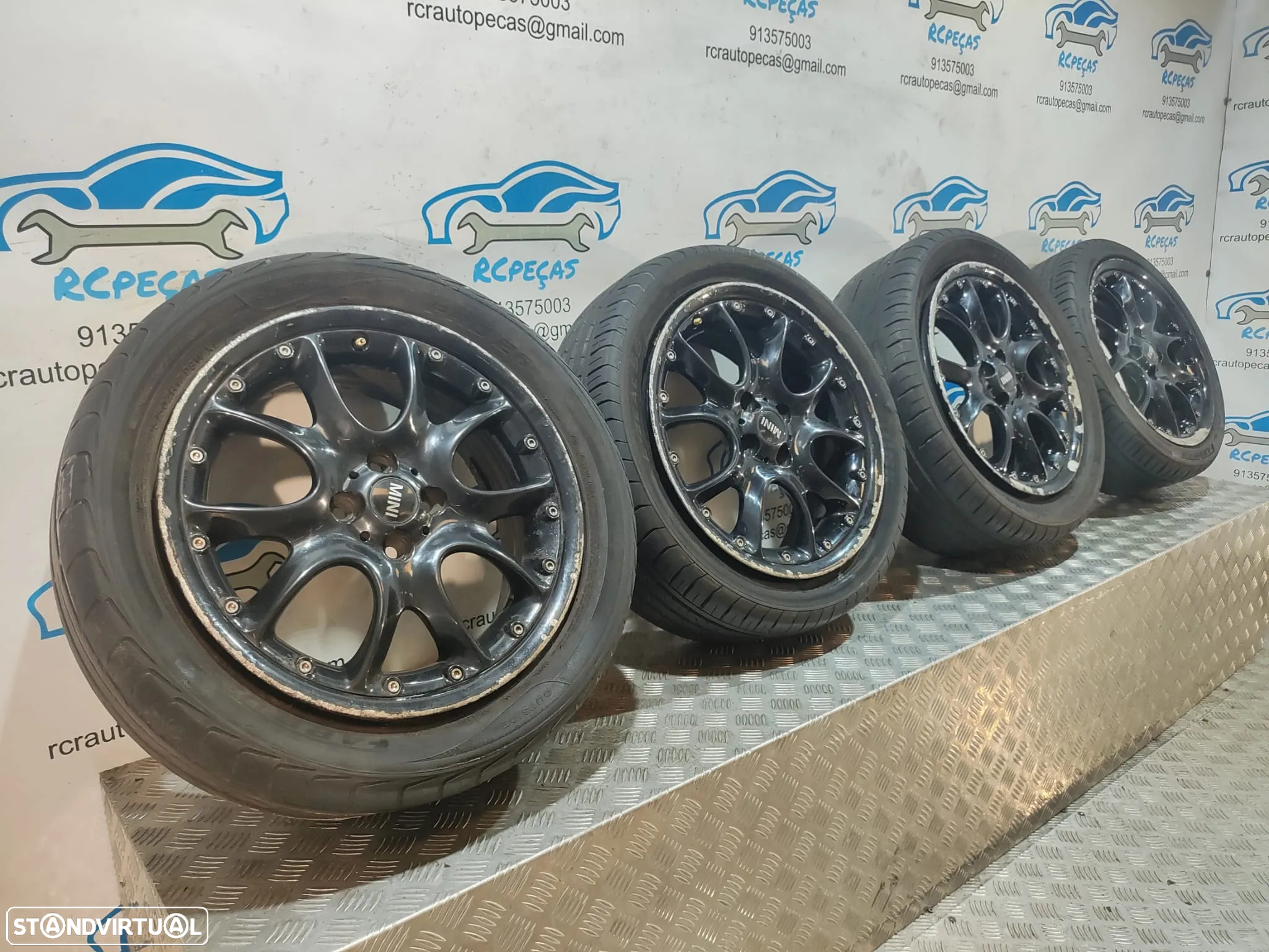 Jantes 17 Ronal Originais Mini Cooper S Double Spoke 7J ET48 4x100 Bi partidas - 2