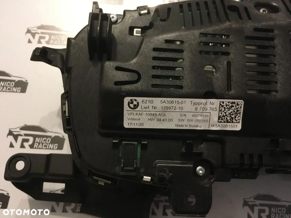 LICZNIK ZEGARY BMW G20 G21 G30 G31 5A30615 8709765 5A48D02 DIESEL - 8