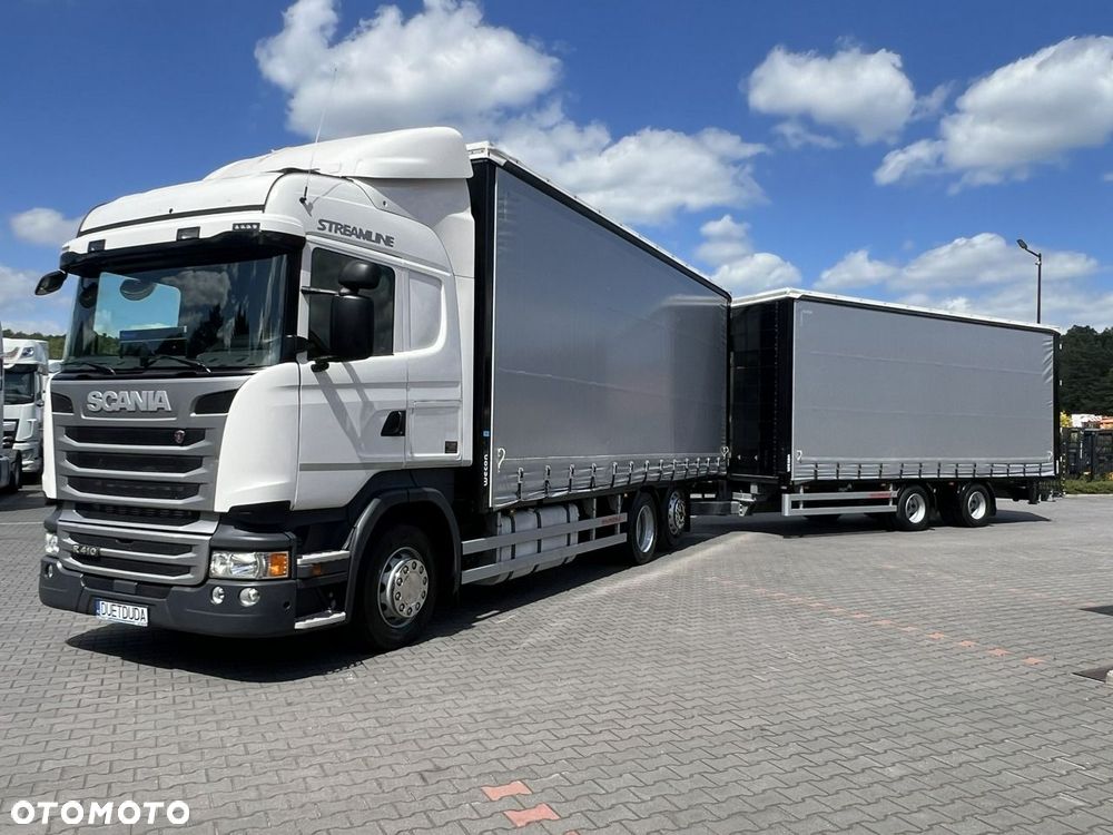 Scania R410 bez EGR Zabudowy Wecon 120m Dach Podnoszony  Zestaw Tandem - 7