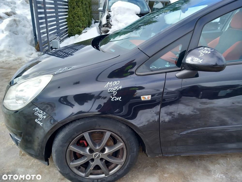 OPEL CORSA D BŁOTNIK LEWY PRZEDNI LEWY PRZÓD KOLOR: Z20R - 1